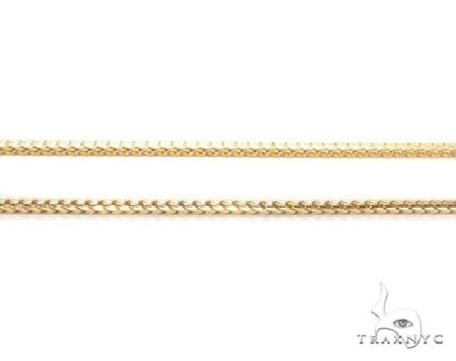 10k Yellow Gold Solid Franco Link Chain 24 Inches 2mm   63802 - Image 2