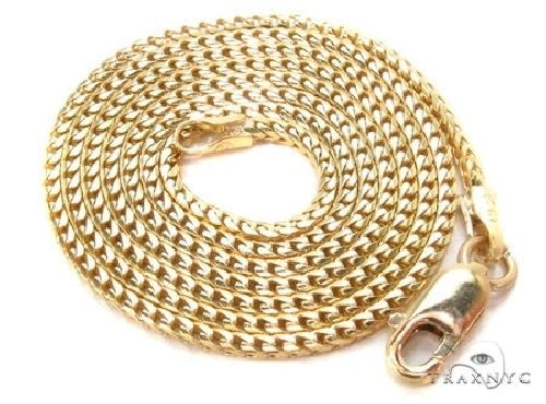10k Yellow Gold Solid Franco Link Chain 24 Inches 2mm   63802 - Image 6