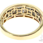 10K Two Tone Gold Two Row Channel Diamond Band Ring 65342 - Image 4