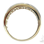 10K Two Tone Gold Two Row Channel Diamond Band Ring 65342 - Image 5