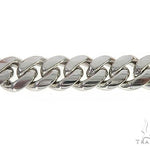 10K White Gold Miami Cuban Diamond Bracelet 65226 - Image 6