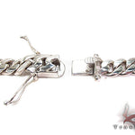 10K White Gold Miami Cuban Link Chain 23 Inches 10mm   32008 - Image 5