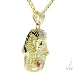 Small Pharaoh Pendant 20, 24 Inches Cuban Chain Set 56886 - Image 2