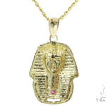 Small Pharaoh Pendant 20, 24 Inches Cuban Chain Set 56886 - Image 3