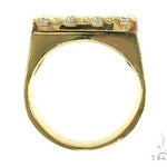 10K Yellow Gold 4 Row Diamond Ring 65991 - Image 7
