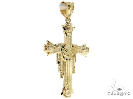 10K Gold Cross Crucifix 57088 - Image 2