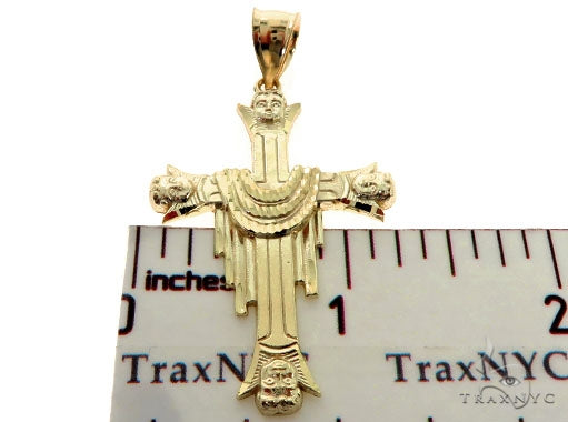 10K Gold Cross Crucifix 57088 - Image 5