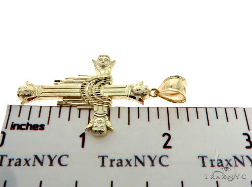 10K Gold Cross Crucifix 57088 - Image 6