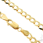 10k Yellow Gold Solid Curb Link Chain 26 Inches 4.7mm 57241 - Image 5