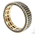 10K Yellow Gold Diamond Wedding Band 65470 - Image 3