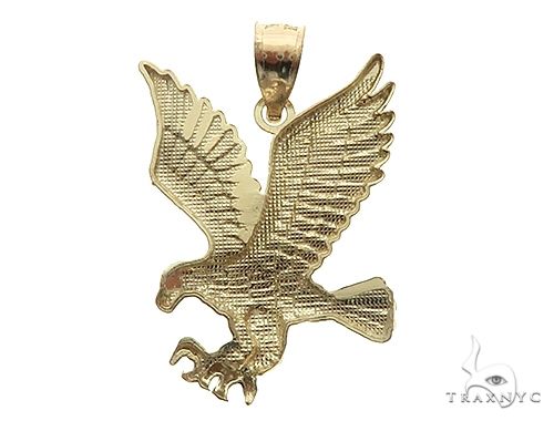 10K Gold Eagle Pendant 65811 - Image 3