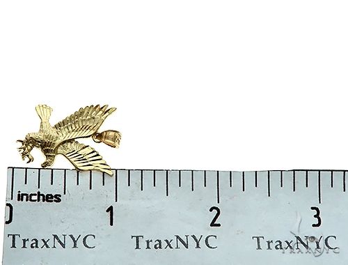 10K Gold Eagle Pendant 65811 - Image 7