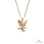 10K Yellow Gold Eagle Pendant Set 66612 - Image 1