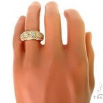 14K Gold Flower Diamond Ring 66171 - Image 7