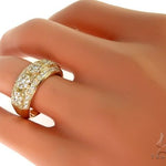 14K Gold Flower Diamond Ring 66171 - Image 8