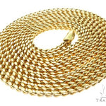 10k Yellow Gold Franco Link Chain 30 Inches 2mm 61597 - Image 4