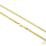 10K Yellow Gold Hollow Franco Link Chain 30 Inches 2mm   65428 - Image 1