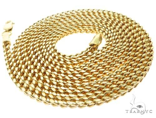 10K Yellow Gold Hollow Franco Link Chain 30 Inches 2mm   65428 - Image 4