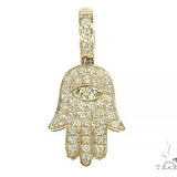 14K Gold Hamsa Diamond Pendant 66169