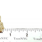 14K Gold Hamsa Diamond Pendant 66169 - Image 6