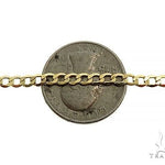10K Yellow Gold Hollow Curb Link Chain 26 Inches 4.5mm   66571 - Image 3