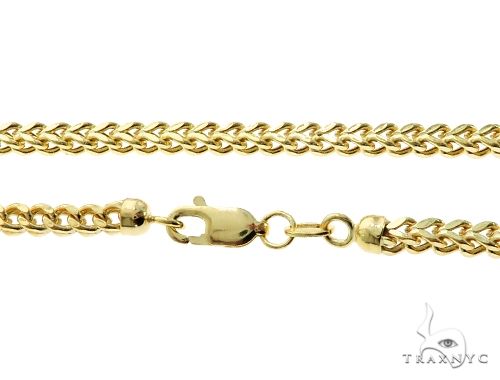 10K Yellow Gold Hollow Franco Link Chain 20 Inches 2.8mm   64046 - Image 5