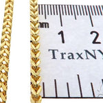 10K Yellow Gold Hollow Franco Link Chain 20 Inches 2.8mm   64046 - Image 7