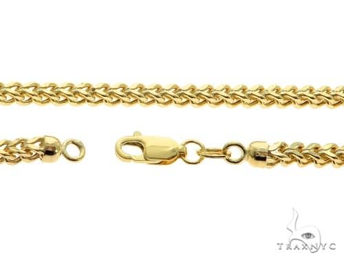 10K Yellow Gold Hollow Franco Link Chain 20 Inches 3.2mm 70577 - Image 6