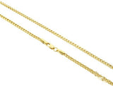 10K Yellow Gold Hollow Franco Chain 2mm 61593