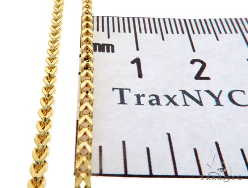 10K Gold franco chain, 2 mm, photo 7 of 7