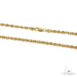 10K Yellow Gold Hollow Rope Chain 26 Inches 3.8mm   66625 - Image 3