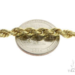 10K Yellow Gold Hollow Rope Link Chain 26 Inches 4.8mm   63384 - Image 3