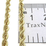 10k Yellow Gold Hollow Rope Link Chain 30 Inches 4mm 63388 - Image 5