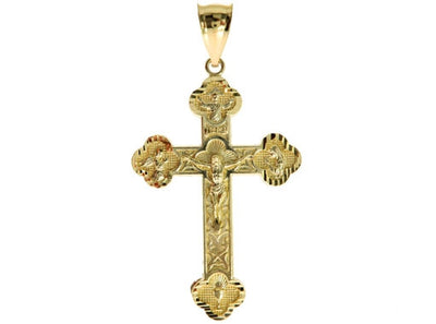 10K Gold Jesus Cross