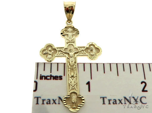 10K Gold Jesus Cross 57069 - Image 5