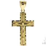 10K Gold Jesus Cross 57084 - Image 1