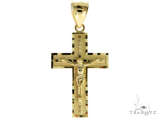 10K Gold Jesus Cross 57084 - Image 1