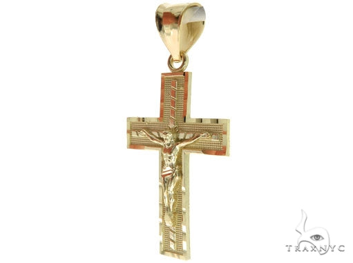 10K Gold Jesus Cross 57084 - Image 3
