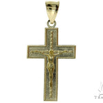 10K Gold Jesus Cross 57084 - Image 4