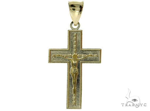 10K Gold Jesus Cross 57084 - Image 4