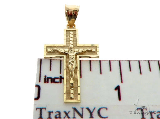 10K Gold Jesus Cross 57084 - Image 6