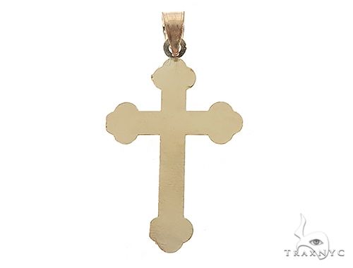 10K Gold Jesus Cross 65487 - Image 3