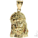10K Gold Jesus Pendant S 57071 - Image 1