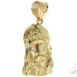 10K Gold Jesus Pendant S 57071 - Image 2