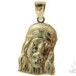 10K Gold Jesus Pendant S 57071 - Image 4