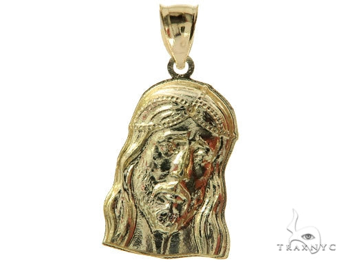 10K Gold Jesus Pendant S, photo 4 of 7
