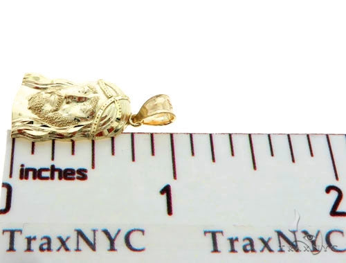 10K Gold Jesus Pendant S 57071 - Image 7