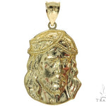 10K Gold Jesus Pendant S 57092 - Image 4