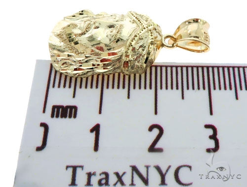 10K Gold Jesus Pendant S, photo 6 of 7