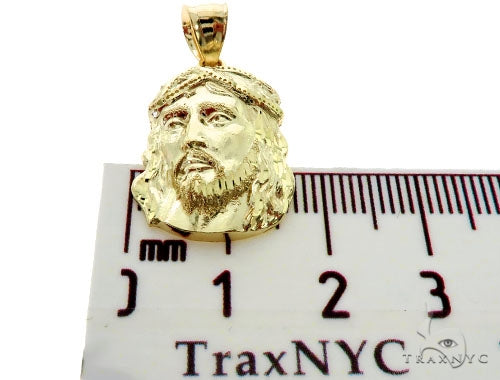 10K Gold Jesus Pendant S 57092 - Image 7
